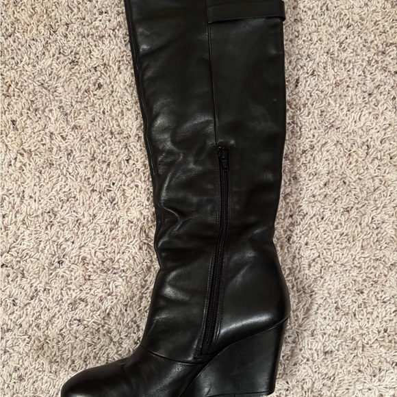 Black Women’s Knee High Boots, 9 - Picture 5 of 6